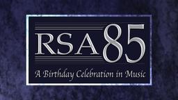 Cover art for RSA85: A Birthday Celebration in Music